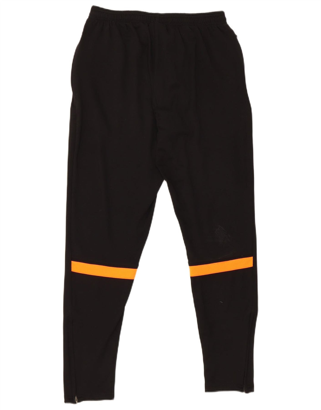 NIKE Mens Dri Fit Tracksuit Trousers Small  Black Colourblock Polyester
