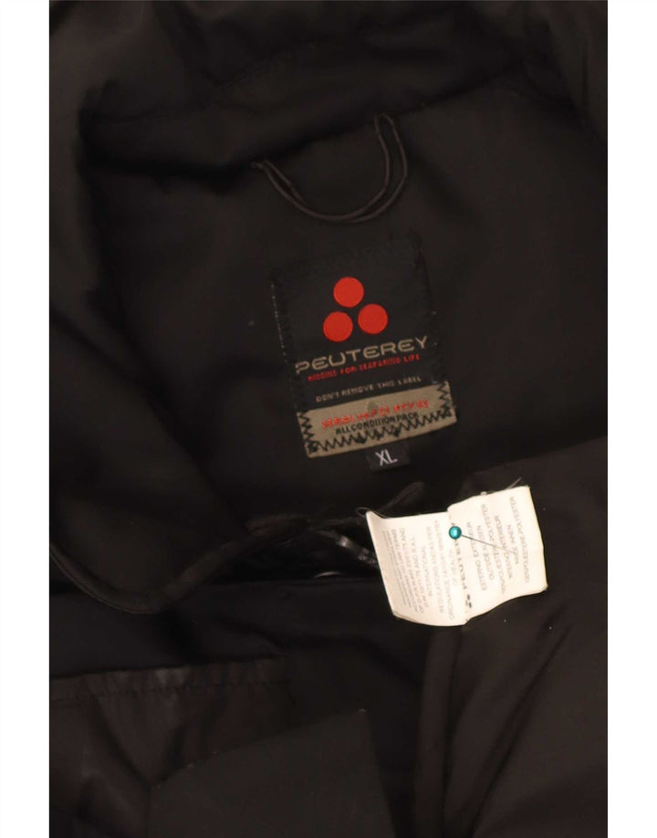 Giacca a vento da uomo PEUTEREY UK 42 XL Poliestere nero