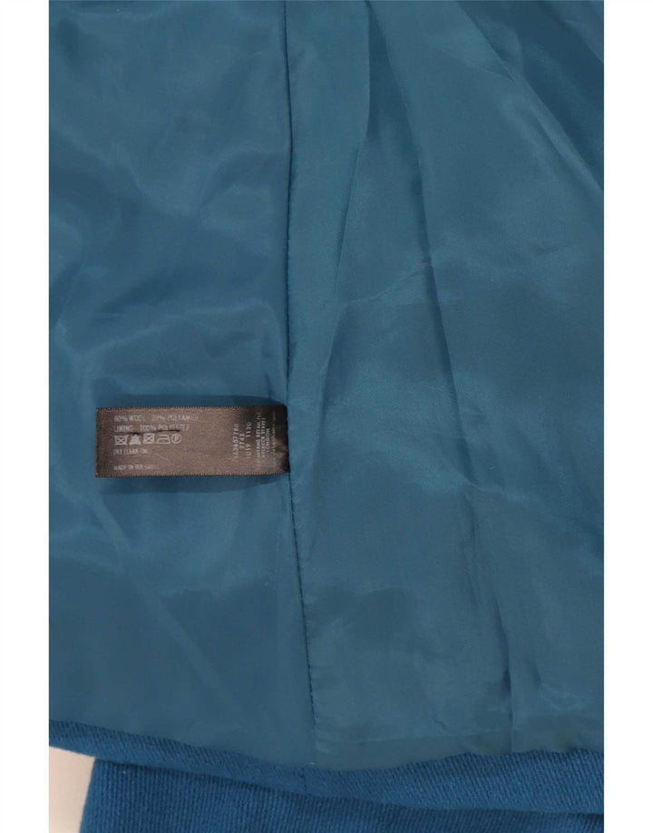 Cappotto da marinaio da donna John Rocha UK 22 3XL lana blu