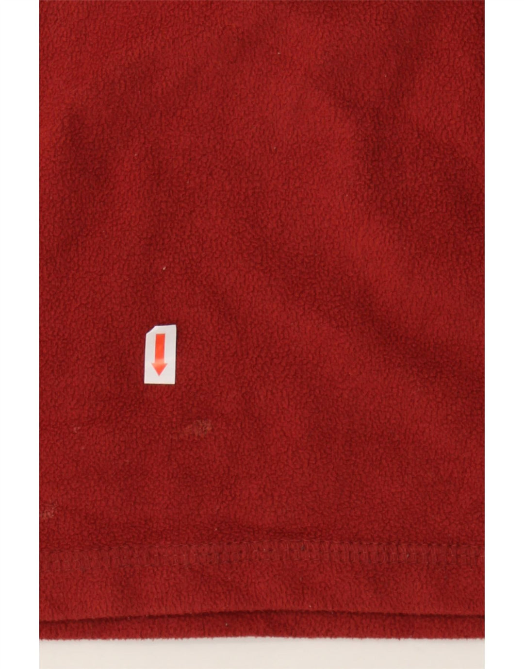 MOUNTAIN WAREHOUSE Mens Zip Neck Fleece Jumper Small Red Colourblock Vintage Mountain Warehouse and Second-Hand Mountain Warehouse from Messina Hembry 