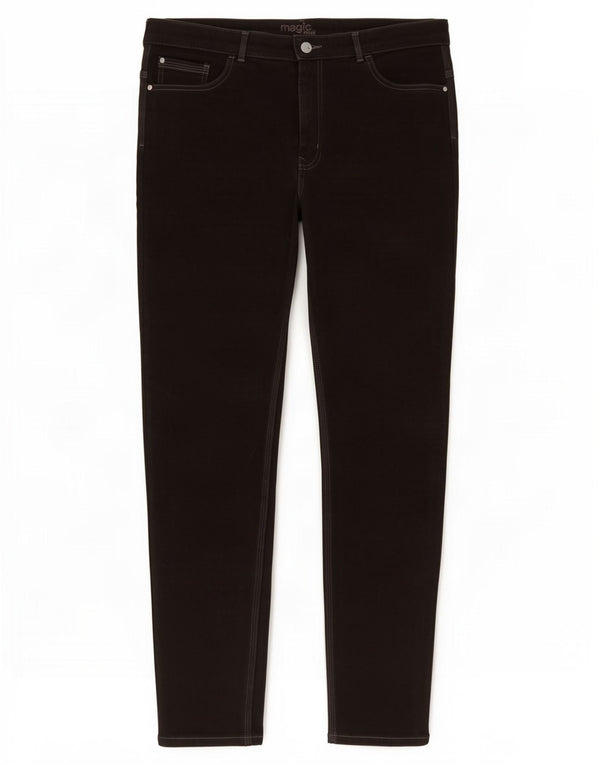 Jeans skinny Magic da donna Marks & Spencer UK 20 2XL W40 L28 Nero