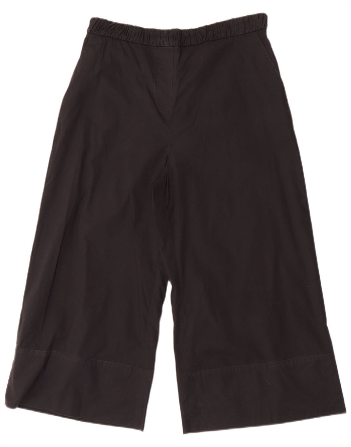 Pantaloni capri da donna a gamba larga Max & Co. W30 L21 neri