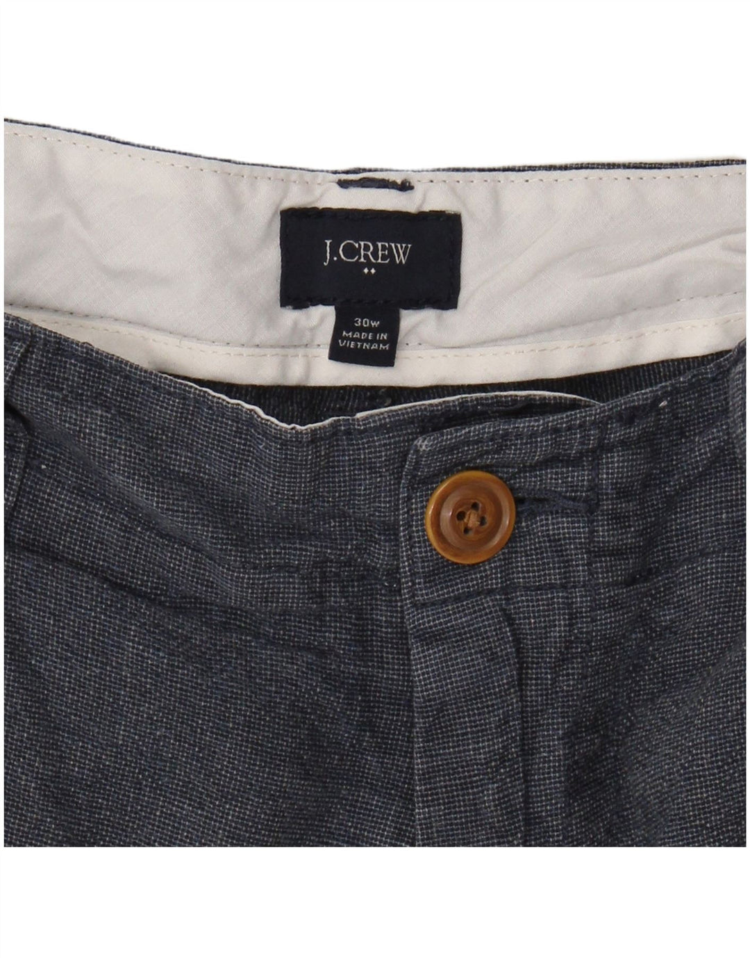 Pantaloncini chino da uomo J. CREW W30 medio blu navy
