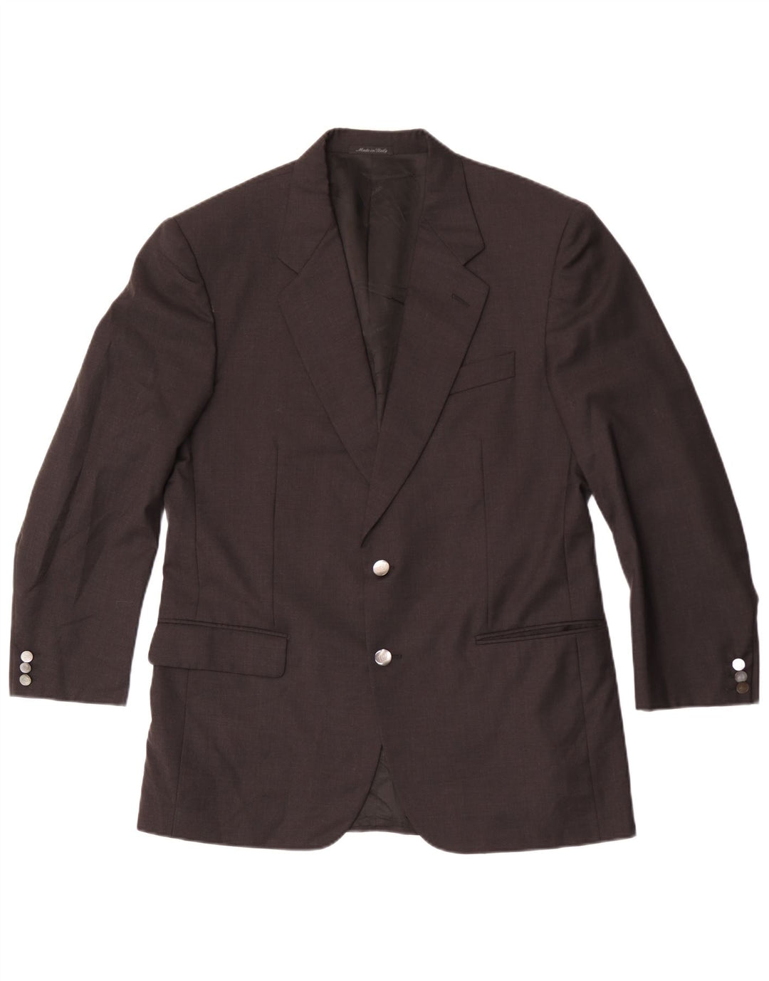 Giacca blazer da uomo a 2 bottoni Pierre Cardin IT 50 grande lana grigia