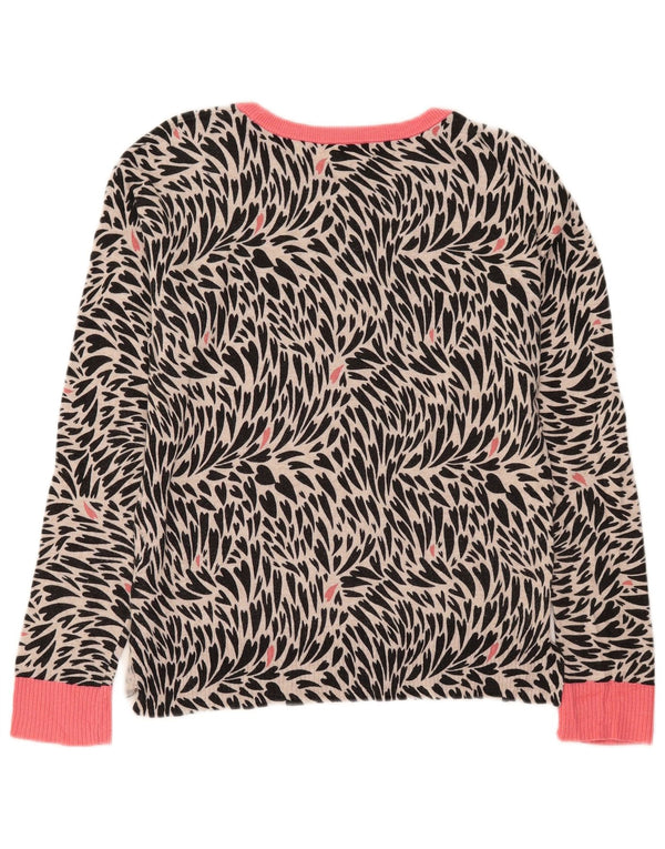 Maglione maglione con scollo a barca da donna di White Stuff UK 10 piccolo nero