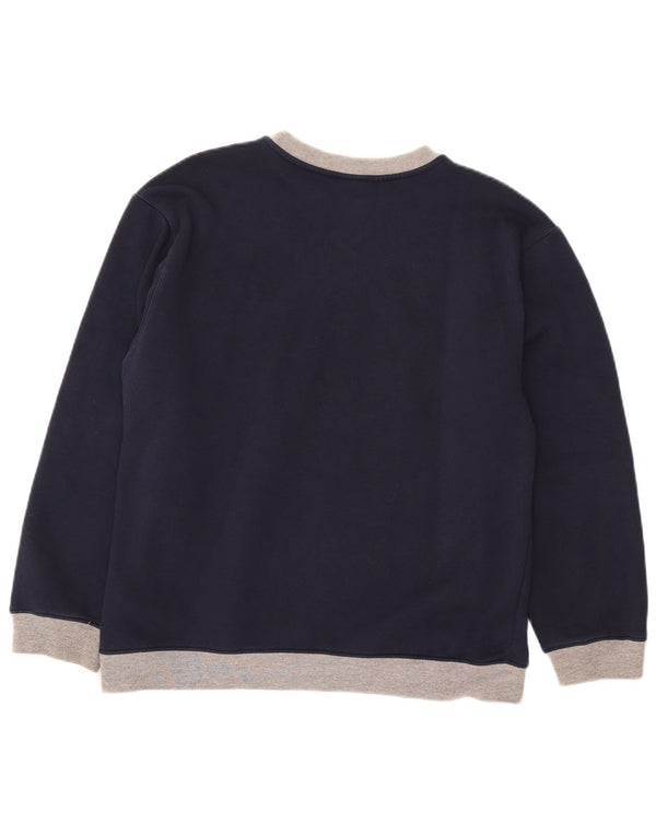 Felpa grafica Nike da bambino, 15-16 anni, XL, colore blu navy
