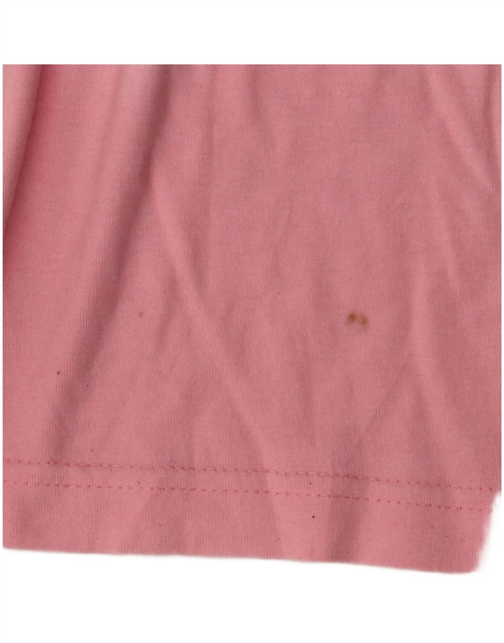 T-shirt grafica da uomo Nike Top in cotone rosa medio