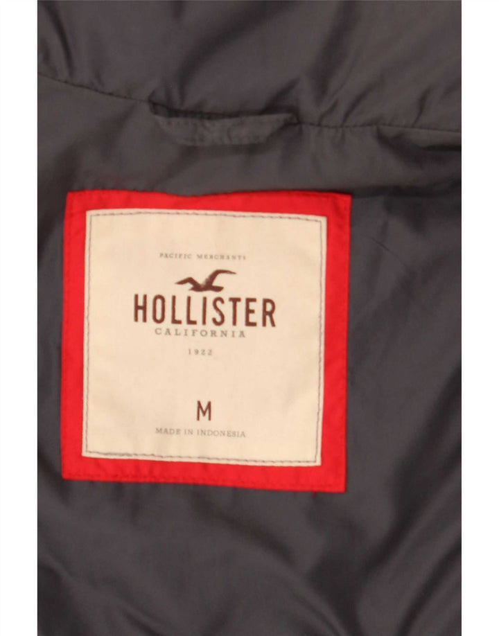 Gilet imbottito da donna Hollister UK 12 Poliestere grigio medio
