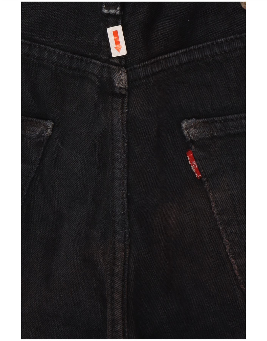 LEVI'S Pantaloncini di jeans 501 da uomo W32 cotone nero medio