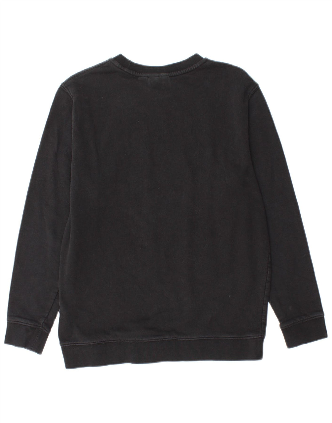 Felpa grafica da donna VANS maglione UK 14 grande cotone nero