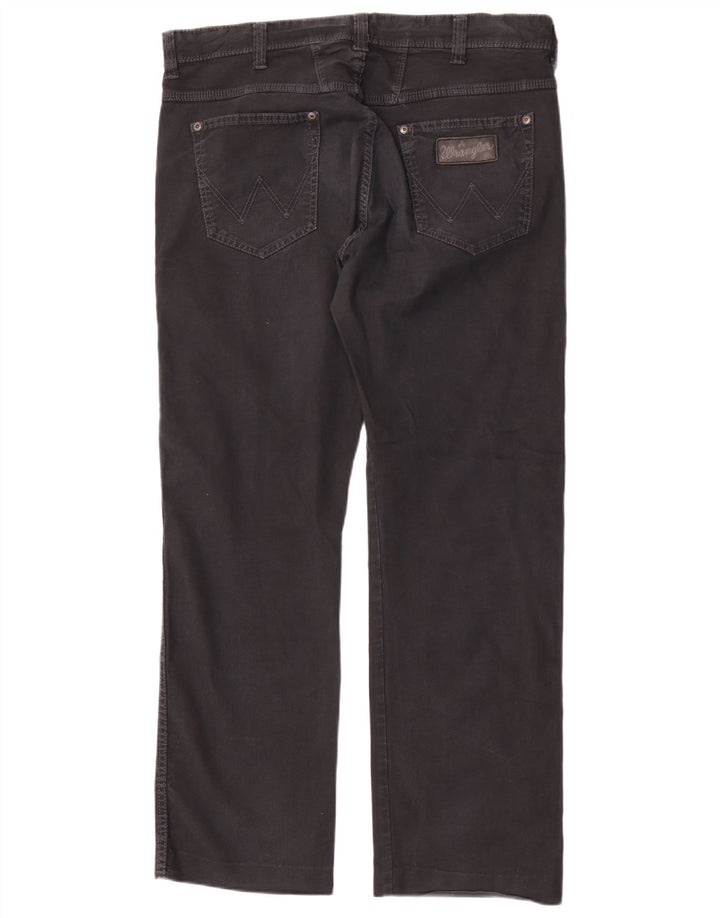 Jeans dritti Clyde da uomo Wrangler W36 L32 cotone nero