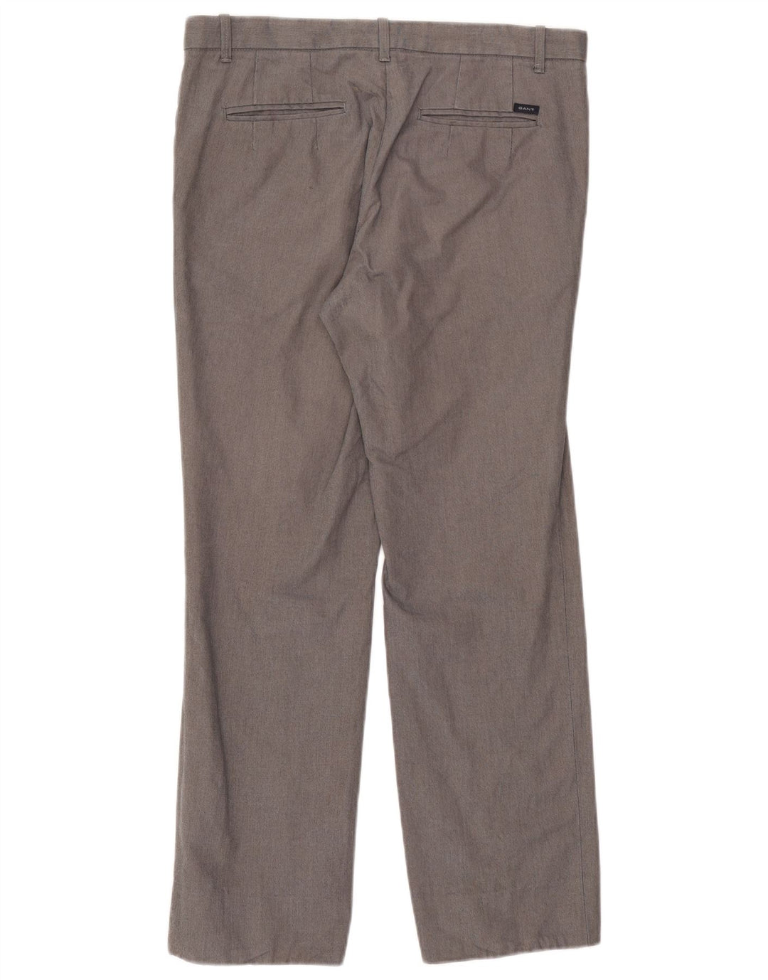 Pantaloni chino dritti da uomo Gant W33 L31 in cotone grigio