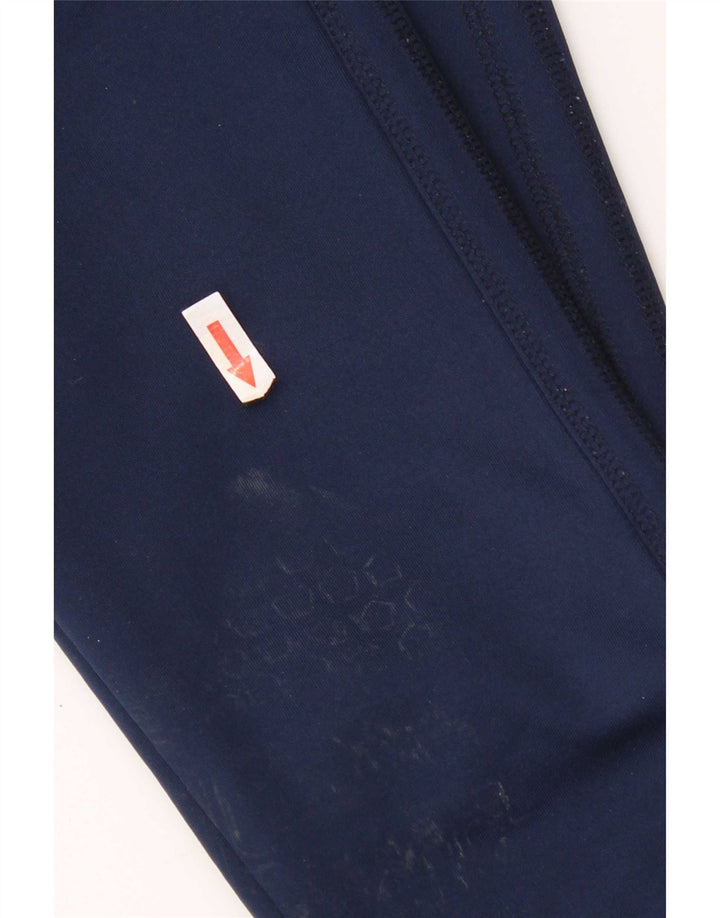 Pantaloni da tuta da donna Adidas UK 10 Small Blu Navy Poliestere