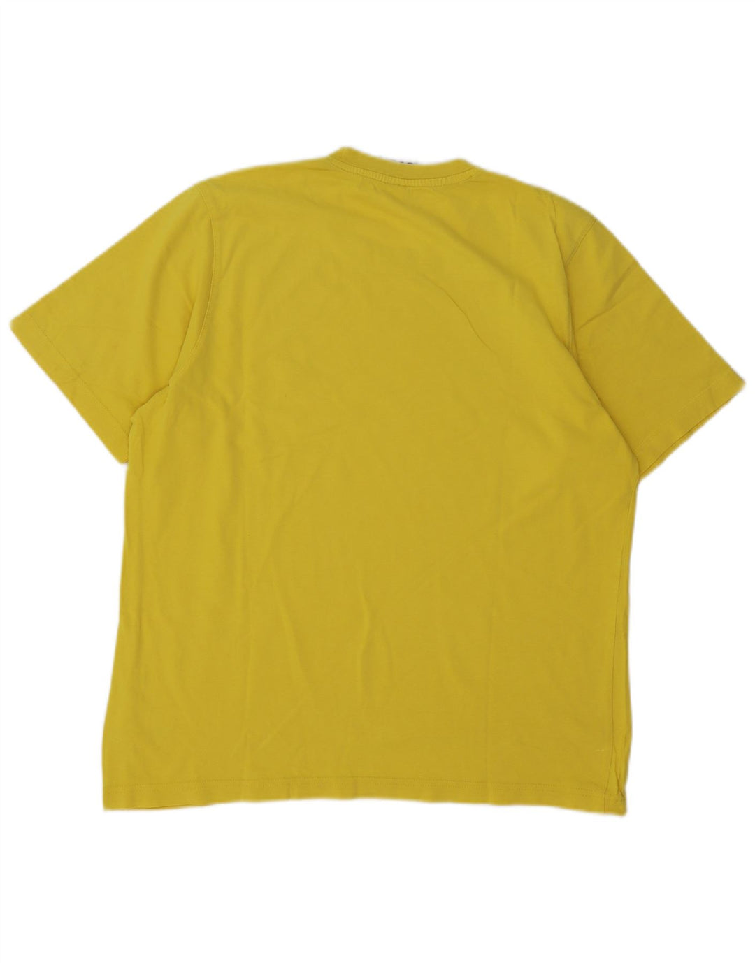 Maglietta Adidas da uomo Top Large in cotone giallo