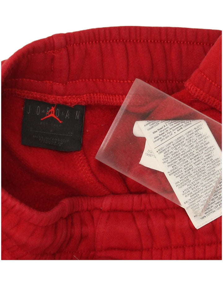 Pantaloni da tuta da uomo Jordan Joggers piccoli in cotone rosso