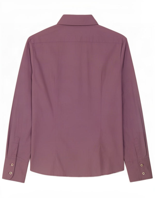 Camicia da donna Benetton UK 18 XL cotone viola