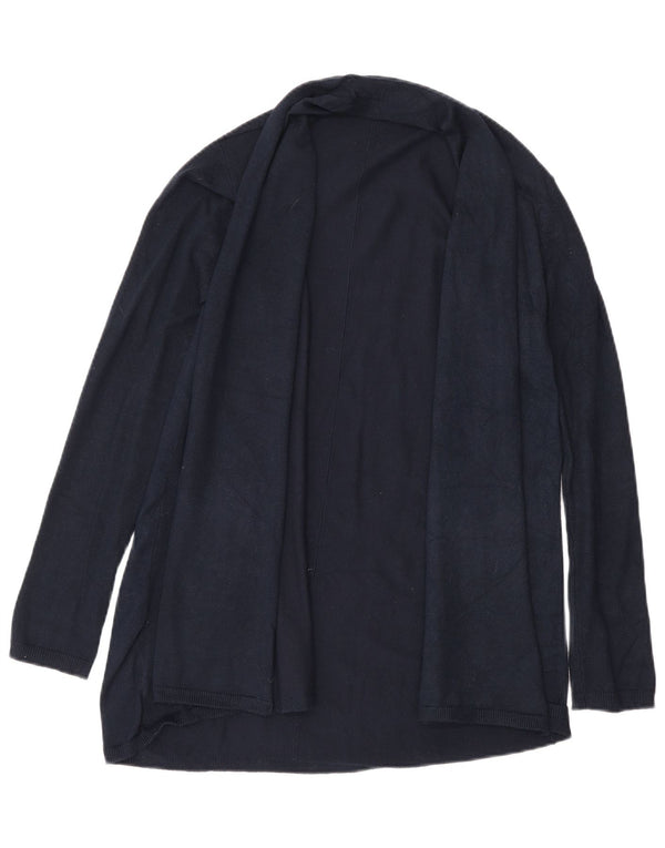 Maglione cardigan aperto da donna Zara UK 12 blu navy medio