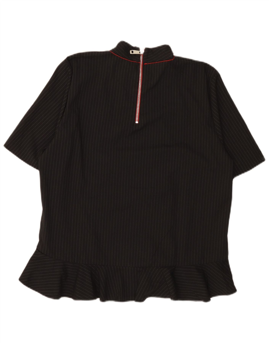 Top in camicetta da donna Zara UK 14 Poliestere color block medio nero