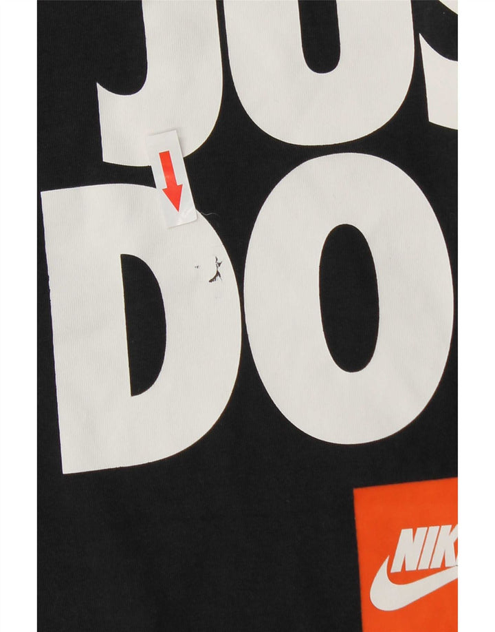 T-shirt grafica da uomo Nike Top XS in cotone nero