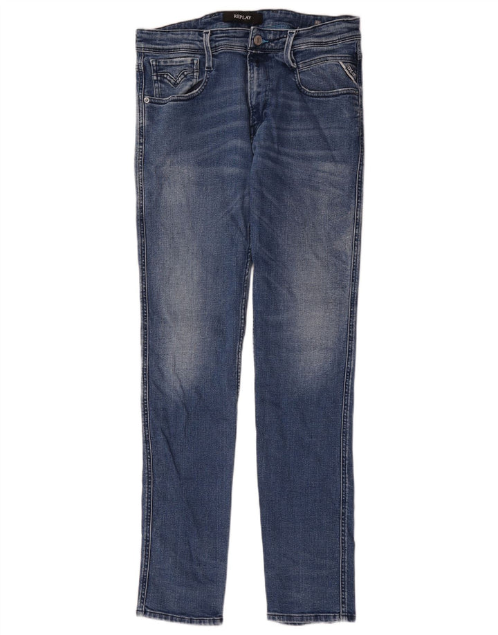 Jeans slim da donna Replay W32 L32 Blu
