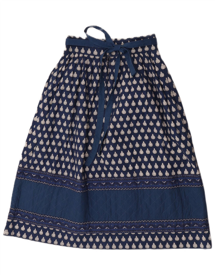 Gonna a trapezio da donna con motivo astratto Charles Demery W28 Blu medio Boemia