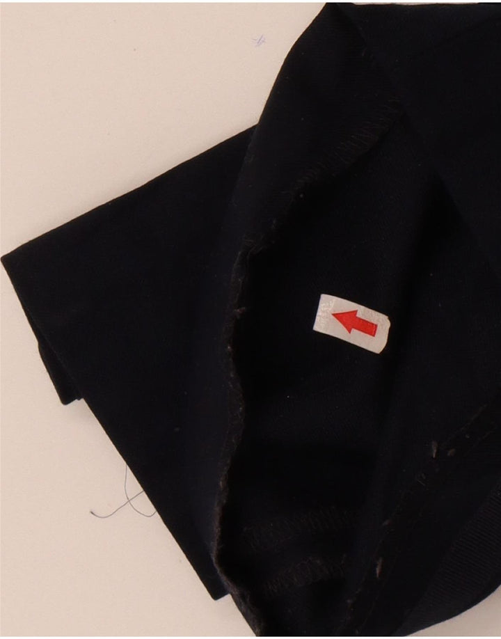 Pantaloni da abito dritti vestibilità regolare da donna Marks & Spencer W40 L30 Blu Navy