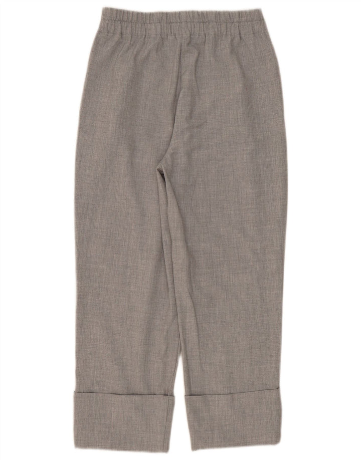 Pantaloni corti dritti da donna Zara piccoli W26 L24 grigi