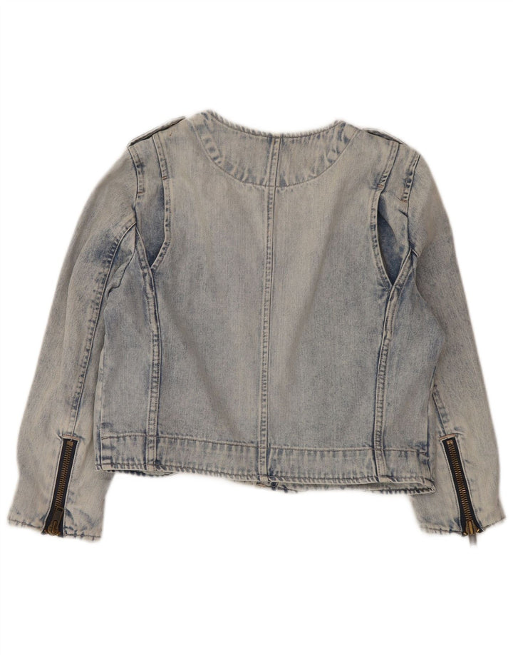 GAP Girls Denim Jacket 11-12 Years Blue Cotton