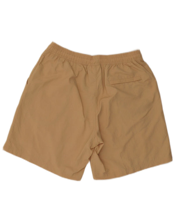 Pantaloncini da bagno grafici da uomo Adidas in poliestere beige medio