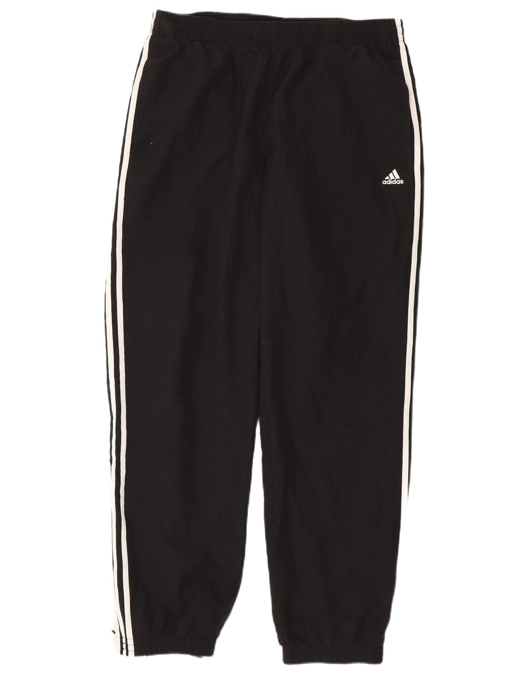 Pantaloni da tuta Adidas Climalite da uomo, pantaloni da jogging, grandi, in poliestere nero