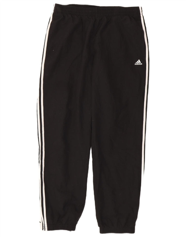 Pantaloni da tuta Adidas Climalite da uomo, pantaloni da jogging, grandi, in poliestere nero