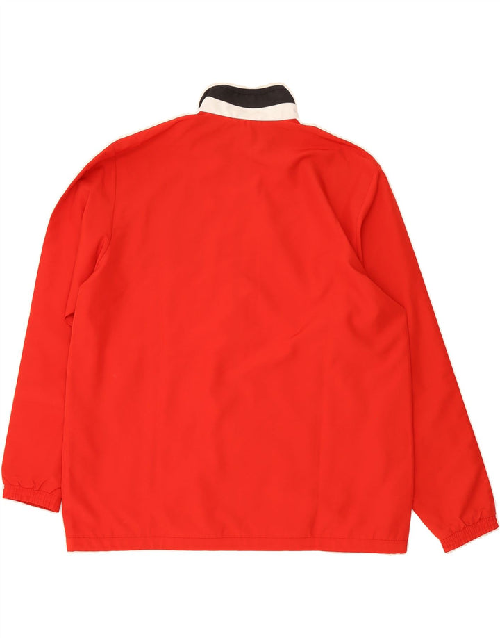 ADIDAS Mens Tracksuit Top Jacket XL Red Colourblock Polyester Vintage Adidas and Second-Hand Adidas from Messina Hembry 