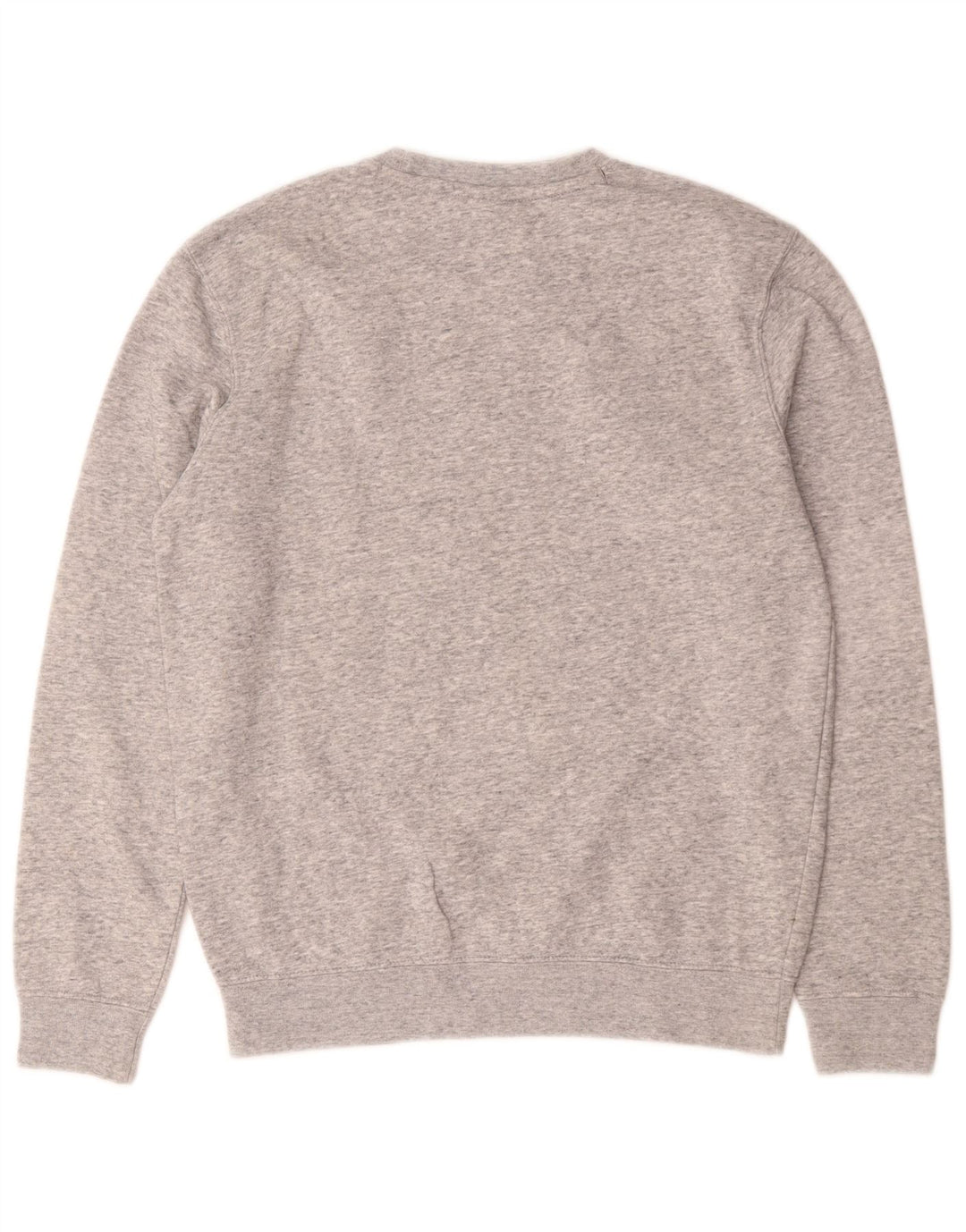 Felpa grafica da uomo Champion, maglione piccolo, cotone chiazzato grigio