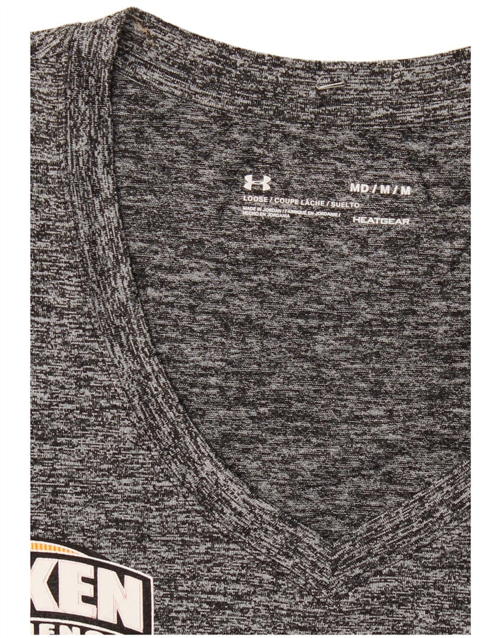 T-shirt grafica da donna UNDER ARMOUR Heat Gear UK 14 Grigio medio