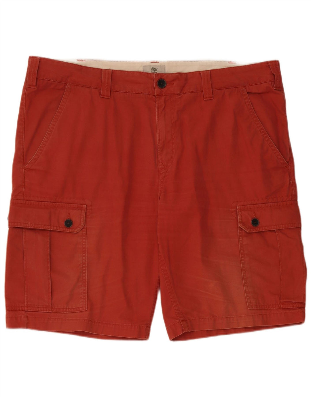 Pantaloncini cargo da uomo Timberland W40 XL in cotone rosso