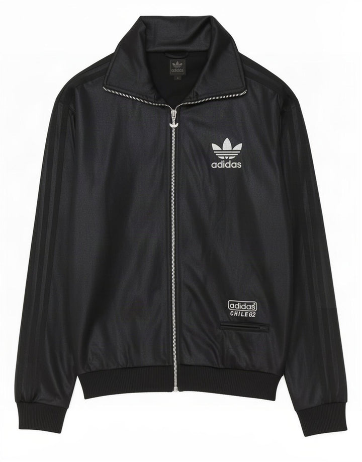 Giacca da allenamento Adidas Chile 62 da uomo, piccola, in poliestere nero