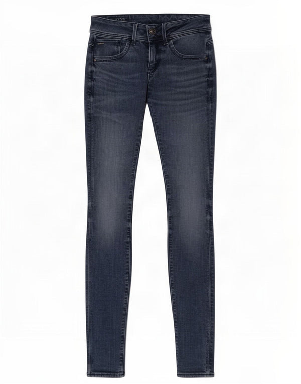 G-Star Womens Lynn Mid Rise Skinny Jeans W26 L32 Blue