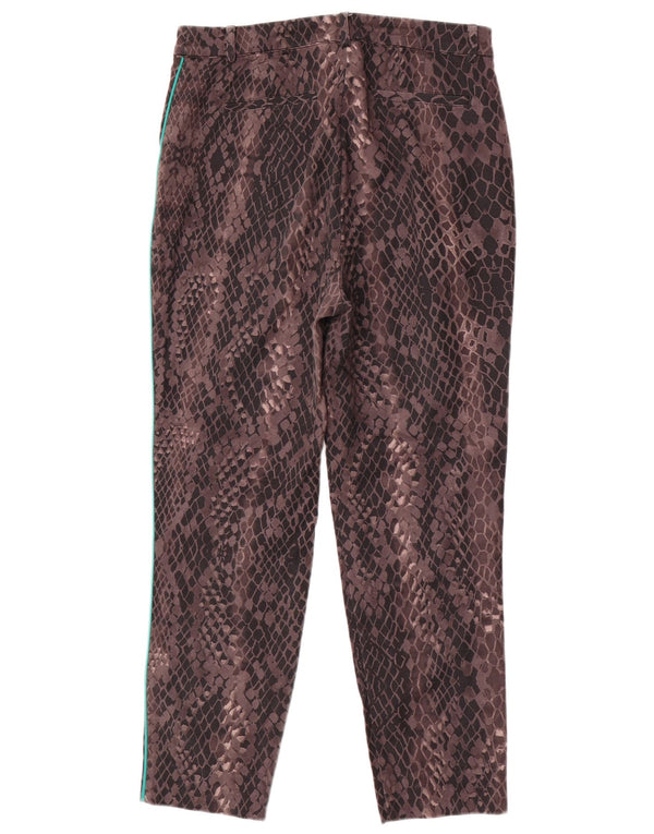 Pantaloni corti da donna MINT VELVET UK 10 Small W30 L25 Grigio Stampa animalier