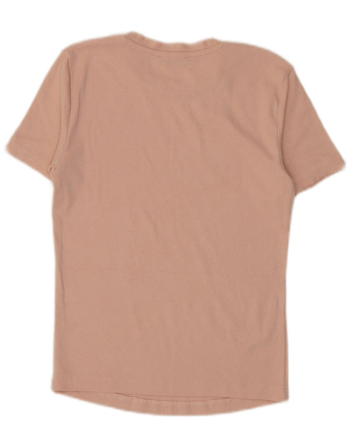 T-shirt Zara da donna Top UK 14 grande rosa