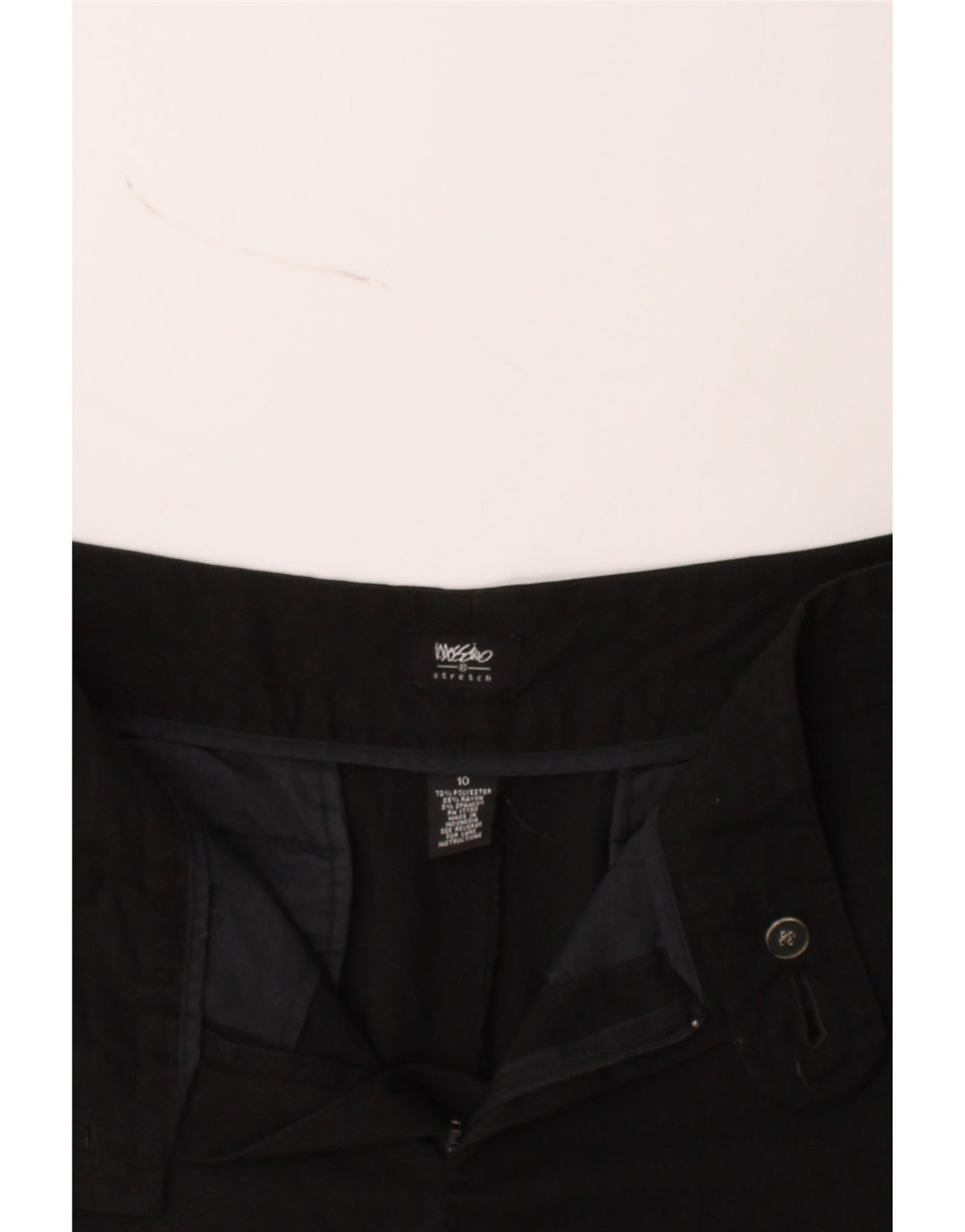 MOSSIMO Womens Stretch Bootcut Suit Trousers US 10 Large W32 L31 Black Vintage Mossimo and Second-Hand Mossimo from Messina Hembry 