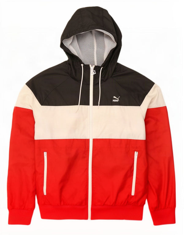 Giacca antipioggia da uomo Puma UK 36 Small multicolore Colourblock