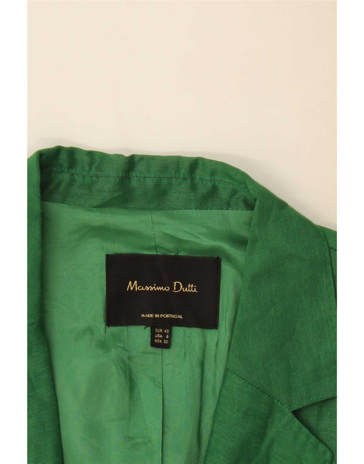Giacca blazer aperta da donna Massimo Dutti EU 40 verde medio