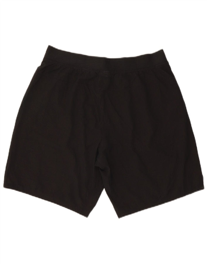 Pantaloncini da bagno Reebok da uomo medio nero in poliestere