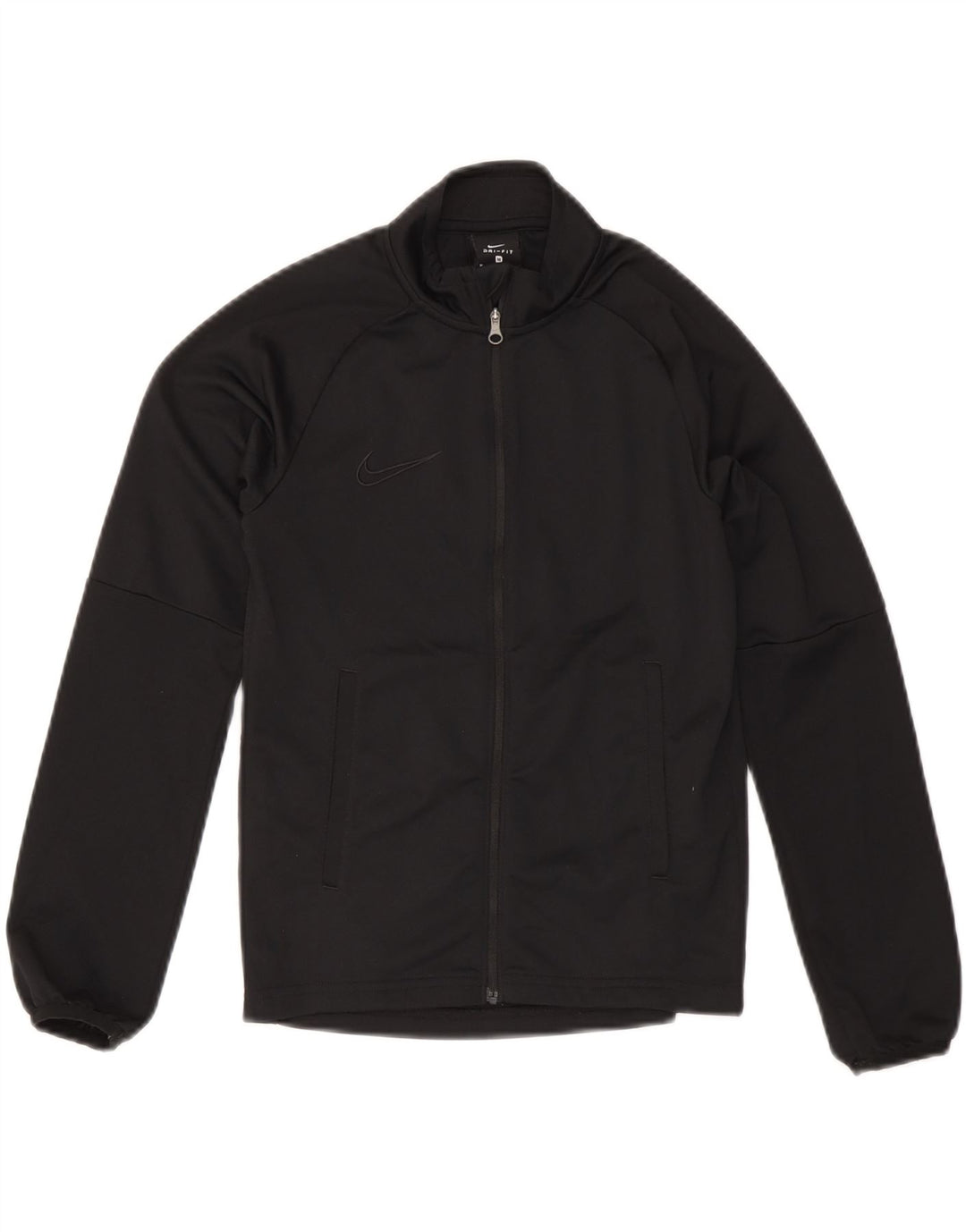 Giacca superiore della tuta Nike da ragazzo Dri Fit 10-11 anni, poliestere nero medio