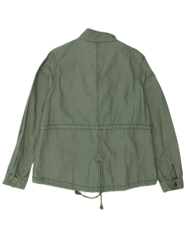 Giacca multiuso da donna MONSOON UK 16 Large Green Ramie