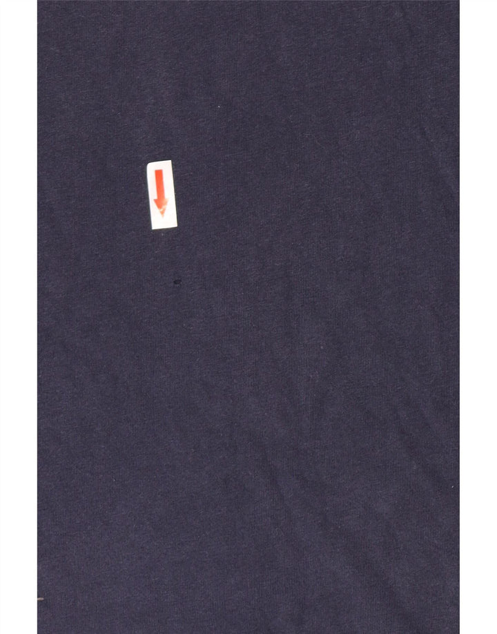 T-shirt grafica da uomo con vestibilità regolare Tommy Hilfiger Top Large Blu Navy