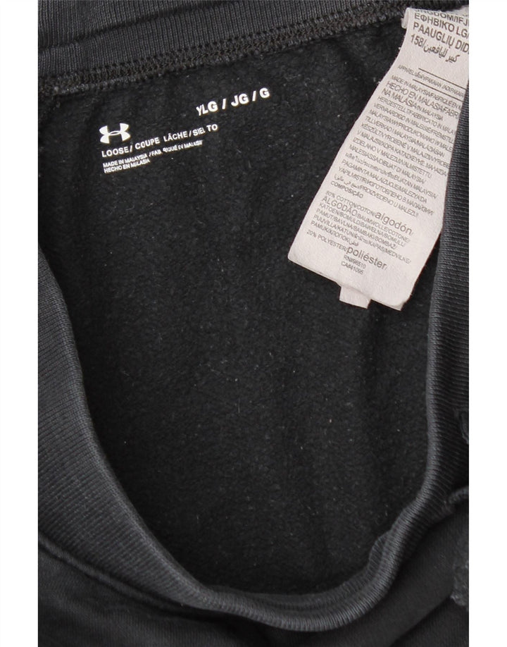 Pantaloni da tuta da ragazzo Under Armour da jogging 11-12 anni grandi neri