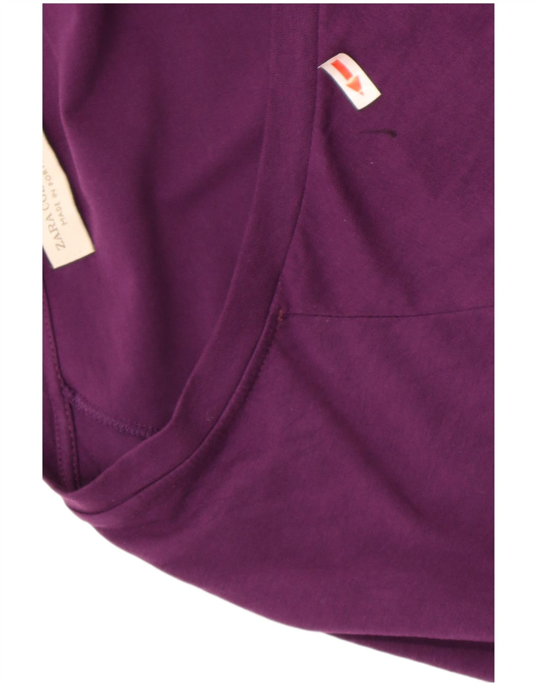Top Zara da donna a maniche lunghe UK 16 grande viola