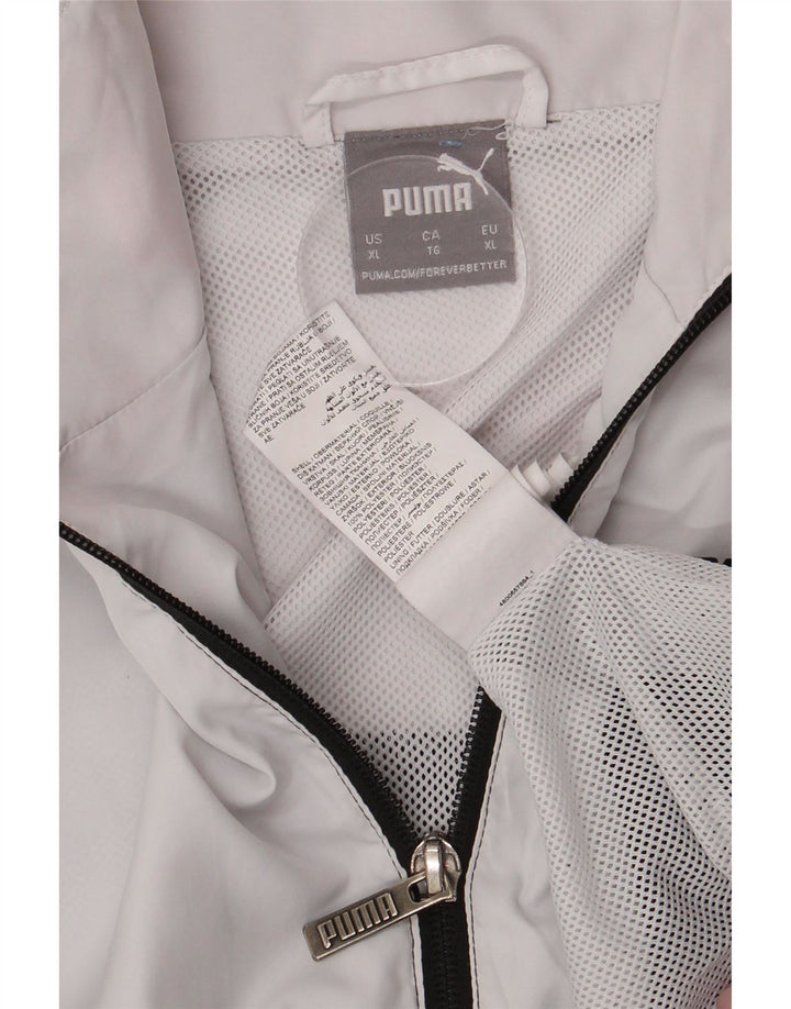 Giacca da tuta da uomo PUMA XL nera in poliestere color block