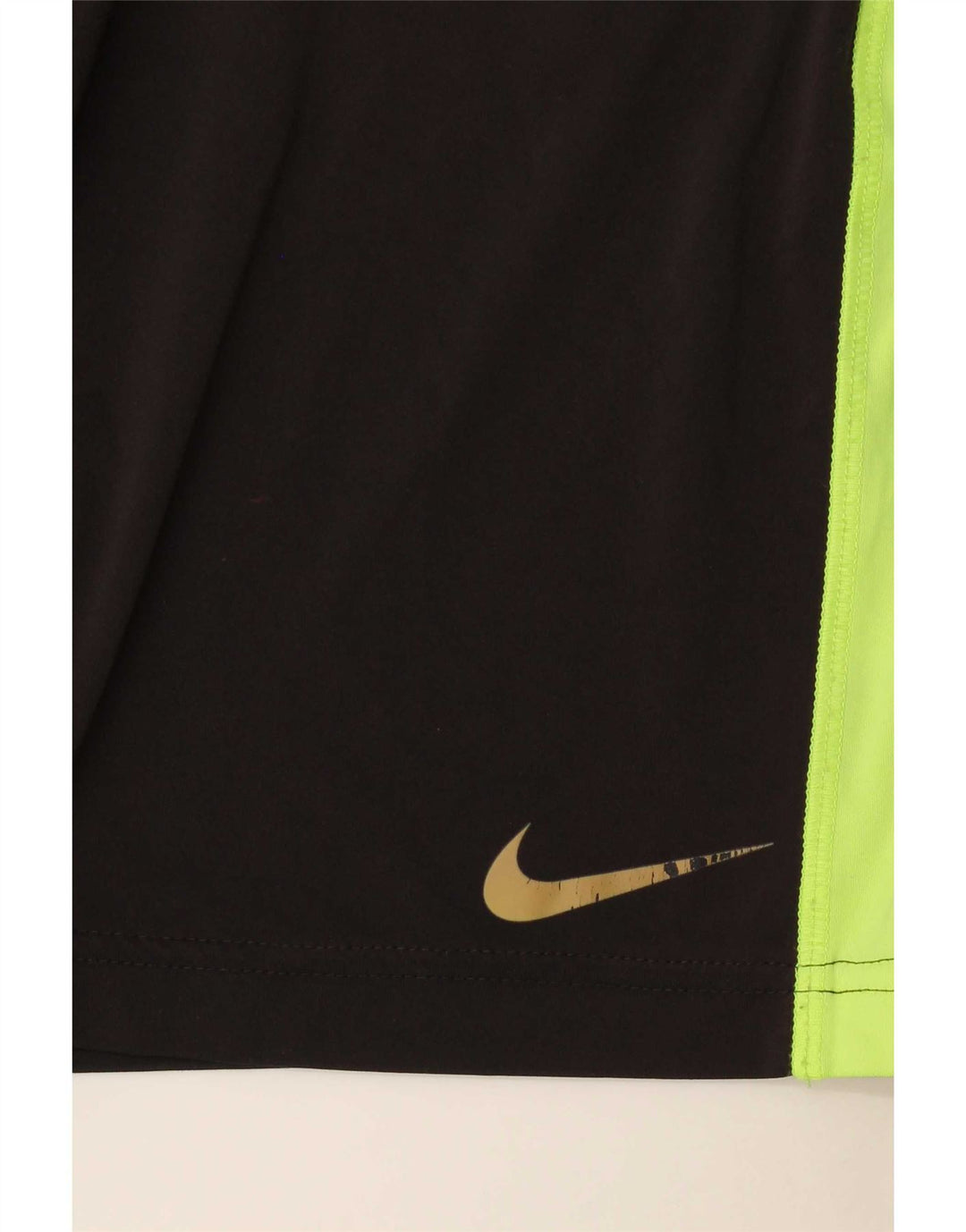 Pantaloncini sportivi Nike Dri Fit da uomo, grandi, in poliestere color block nero